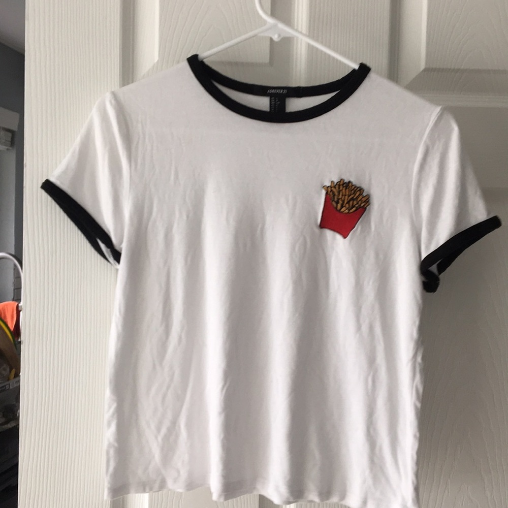Fries baseball tee